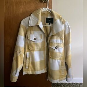 Women's Yellow Plaid Jacket